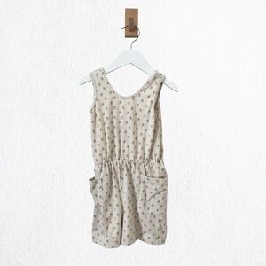 Alice + Ames Cream Strawberry Print Romper 5 (fit 4)